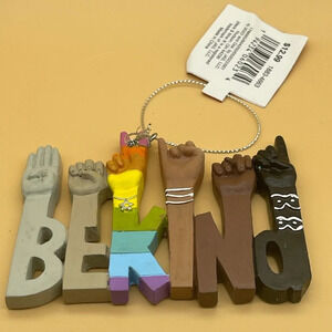 Be Kind Sign Language Hand Talking Interpreter ASL Ornament, NWT